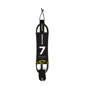 7ft Shapers Regular Leash - Black / Pink