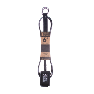 Slater Designs 6' Regular Leash - Black