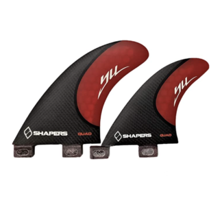 Shapers Stealth Yu Thruster Fin Set w/FCS - Medium