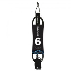 6ft Shapers Regular Leash - Black/Blue/Pink