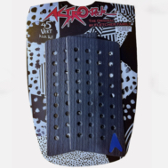 Astrodeck Flat Sueded Front Foot Traction - BLK